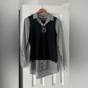 NWT! Adrianna Papell Sweater Blouse.